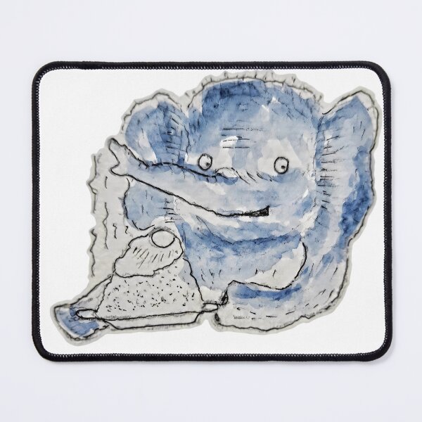 Item preview, Elephant Snack – Smells Like a Full Meal - Transparent Background designed and sold by Rak Scenist.
