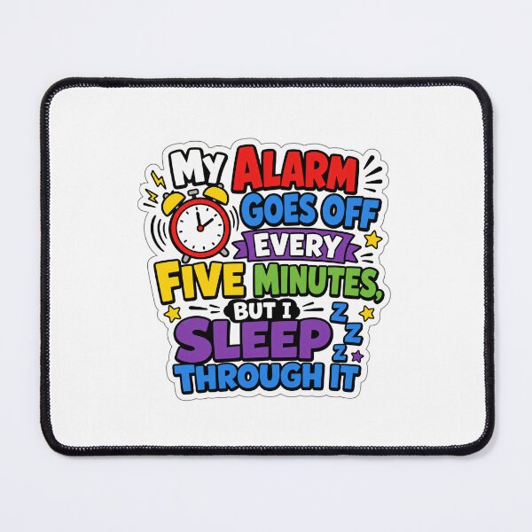 Item preview, Five Minute Alarm Marriage and Roommate Humor designed and sold by RedCircleArt.