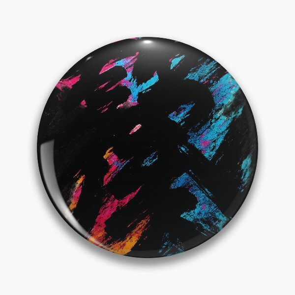 Item preview, Neon Kanji Brush Explosion designed and sold by AI-Only Creations.