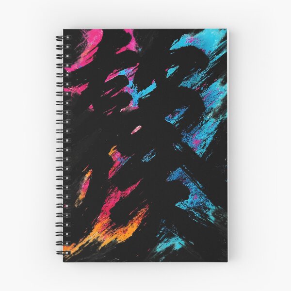 Item preview, Neon Kanji Brush Explosion designed and sold by AI-Only Creations.