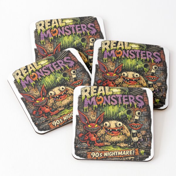 Item preview, REAL MONSTERS Vintage Graphic Tee – Retro 90s Cartoon Streetwear Shirt designed and sold by Kalash12.