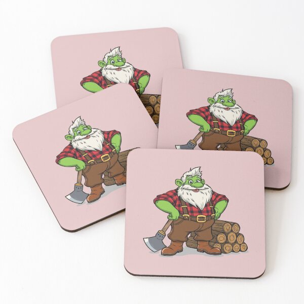 Item preview, Green dwarf lumberjack designed and sold by Art70shop.