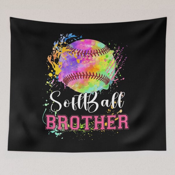 Item preview, Colorful Splash Softball Brother Shirt designed and sold by LarryMBrown.