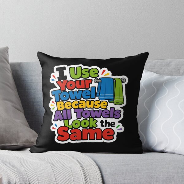 Item preview, Same Towel Marriage and Roommate Humor designed and sold by RedCircleArt.
