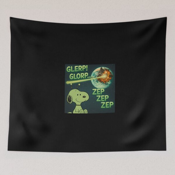 Item preview, Snoopy Alien Glerp Glorp Zep Zep Zep M853 designed and sold by UllricKramer.