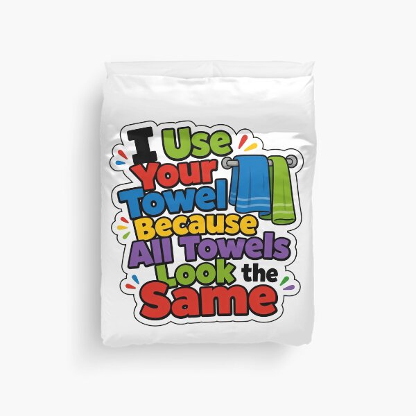Item preview, Same Towel Marriage and Roommate Humor designed and sold by RedCircleArt.