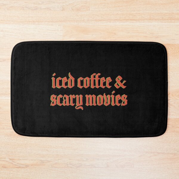 Item preview, iced coffee & scary movies designed and sold by SlayPOPShop.