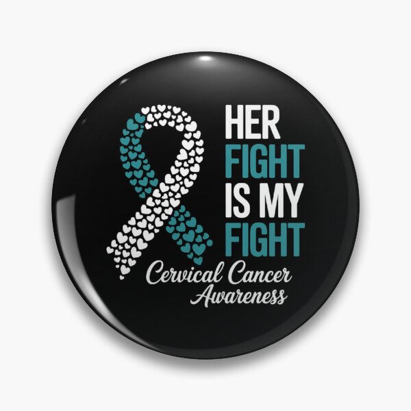 Item preview, Cervical Cancer Awareness Her Fight My Fight Family Support designed and sold by sailorjessiArt.