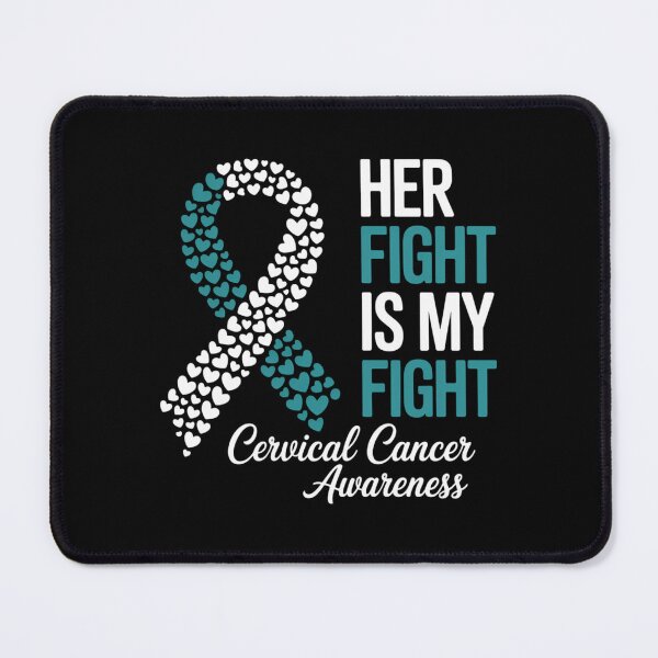 Item preview, Cervical Cancer Awareness Her Fight My Fight Family Support designed and sold by sailorjessiArt.