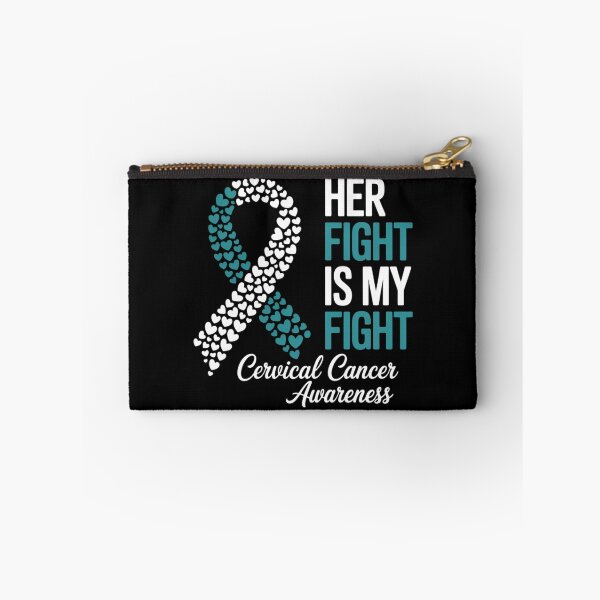 Item preview, Cervical Cancer Awareness Her Fight My Fight Family Support designed and sold by sailorjessiArt.