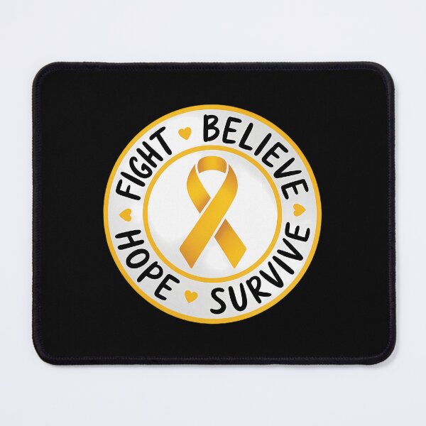 Item preview, Bone Cancer Awareness Yellow Ribbon designed and sold by sailorjessiArt.