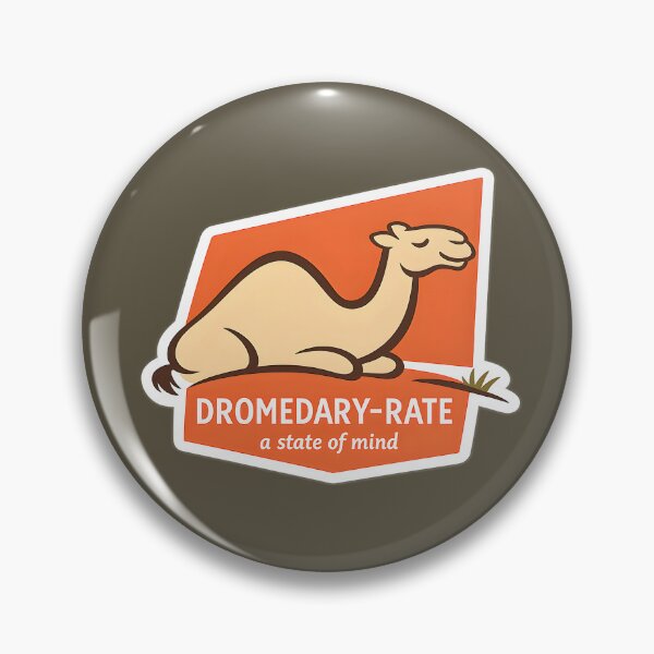 Item preview, Dromedary Rate Camel Funny Pun Design designed and sold by Dream-Fab.