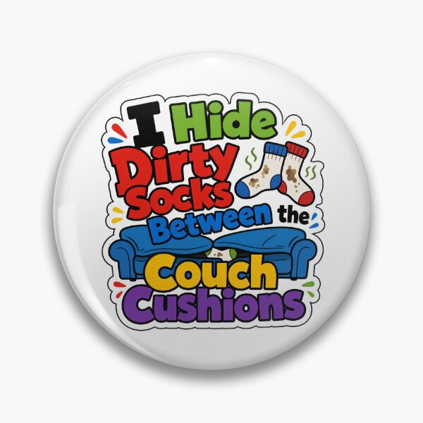 Item preview, Dirty Socks Couch Marriage and Roommate Humor designed and sold by RedCircleArt.