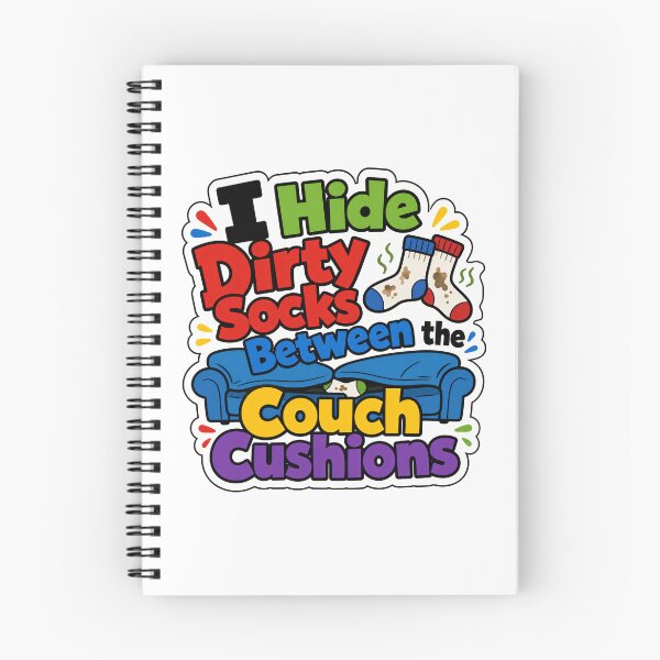 Item preview, Dirty Socks Couch Marriage and Roommate Humor designed and sold by RedCircleArt.