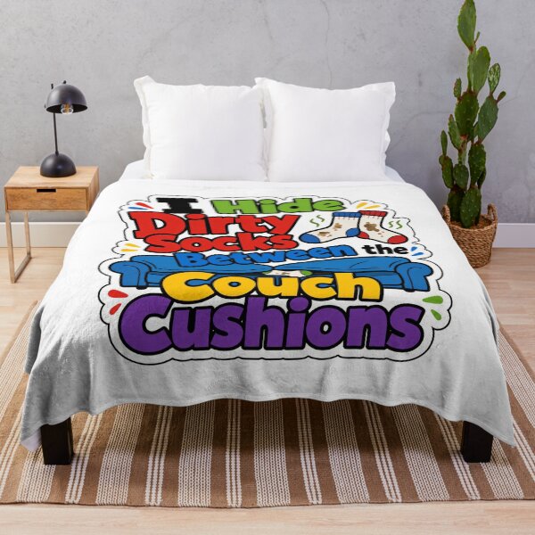 Item preview, Dirty Socks Couch Marriage and Roommate Humor designed and sold by RedCircleArt.