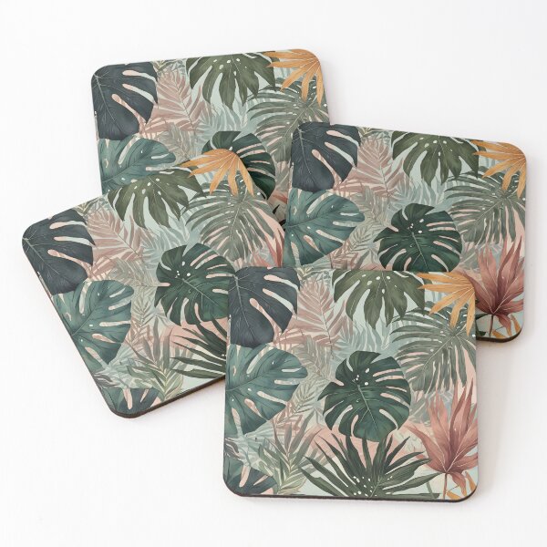 Item preview, Boho Tropical Monstera Leaf Pattern designed and sold by Paulocdias.