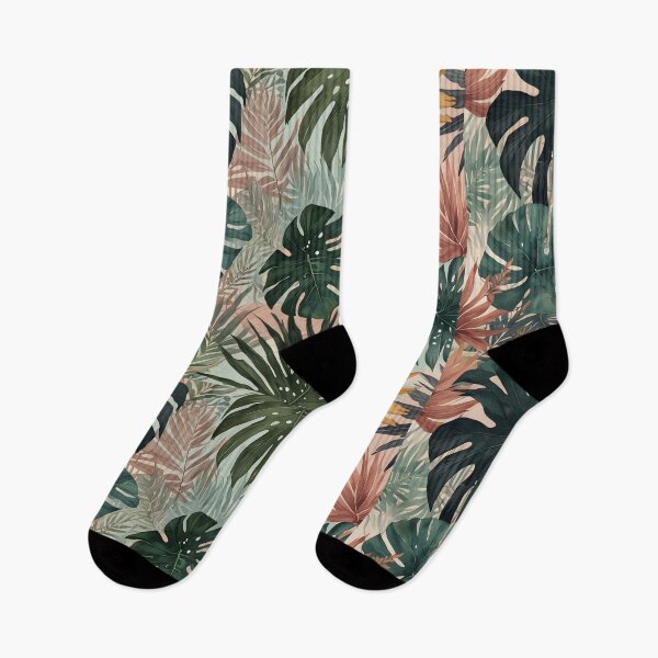 Item preview, Boho Tropical Monstera Leaf Pattern designed and sold by Paulocdias.