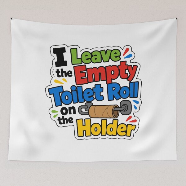 Item preview, Empty Toilet Roll Marriage and Roommate Humor designed and sold by RedCircleArt.
