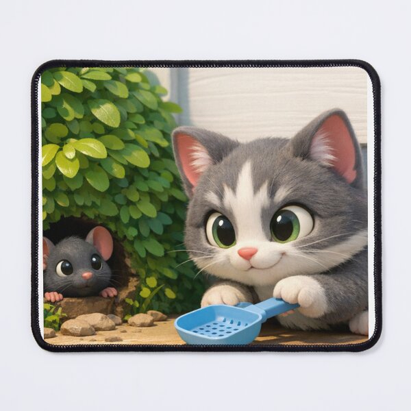 Item preview, An experienced cat is waiting to catch a mouse. designed and sold by Whose-sweat.
