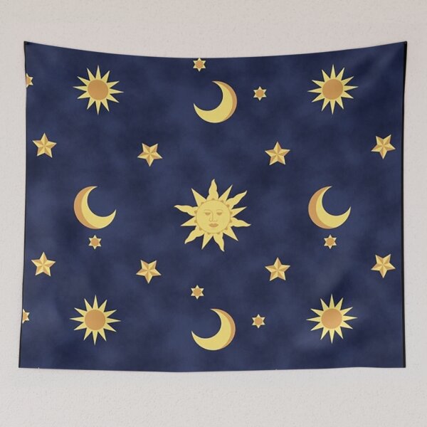 Item preview, Dreamy Cosmic Aesthetic Hand Drawn Art designed and sold by orgialangston.