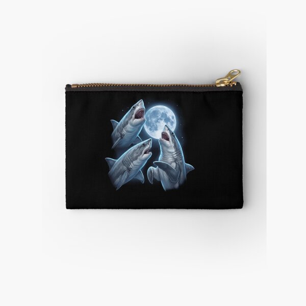 Item preview, Shark Howling Moon Art Animal Lover designed and sold by TerryConnells.