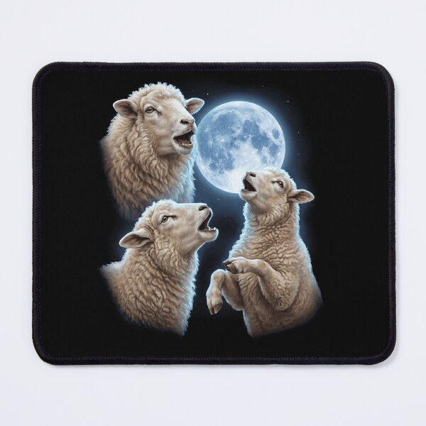 Item preview, Sheep Howling Moon Art Animal Lover designed and sold by TerryConnells.