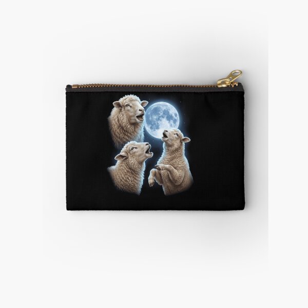 Item preview, Sheep Howling Moon Art Animal Lover designed and sold by TerryConnells.