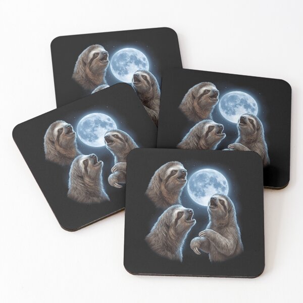 Item preview, Sloth Howling Moon Art Animal Lover designed and sold by TerryConnells.