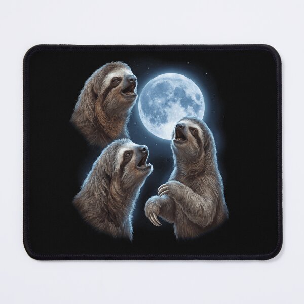 Item preview, Sloth Howling Moon Art Animal Lover designed and sold by TerryConnells.