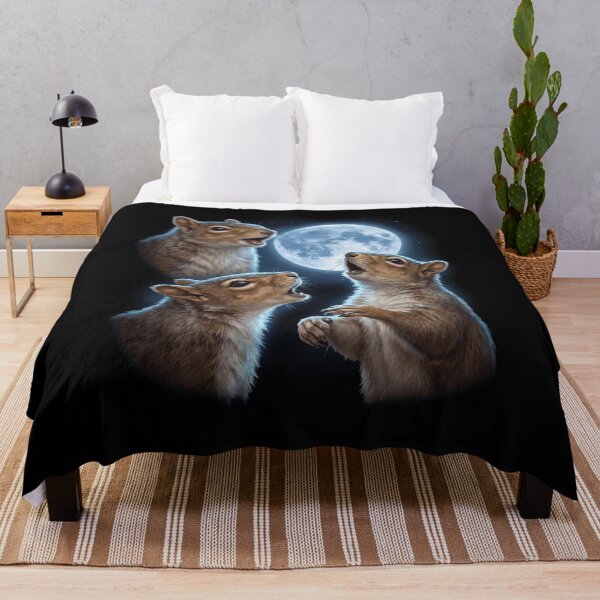 Item preview, Squirrel Howling Moon Art Animal Lover designed and sold by TerryConnells.