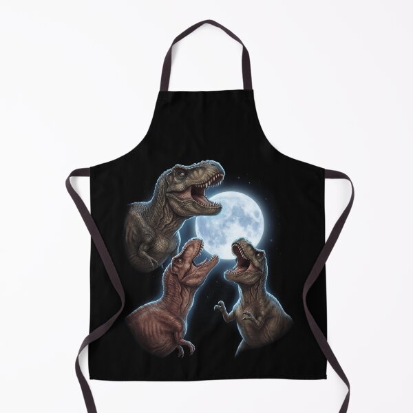 Item preview, T Rex Dinosaur Howling Moon Art Animal Lover designed and sold by TerryConnells.
