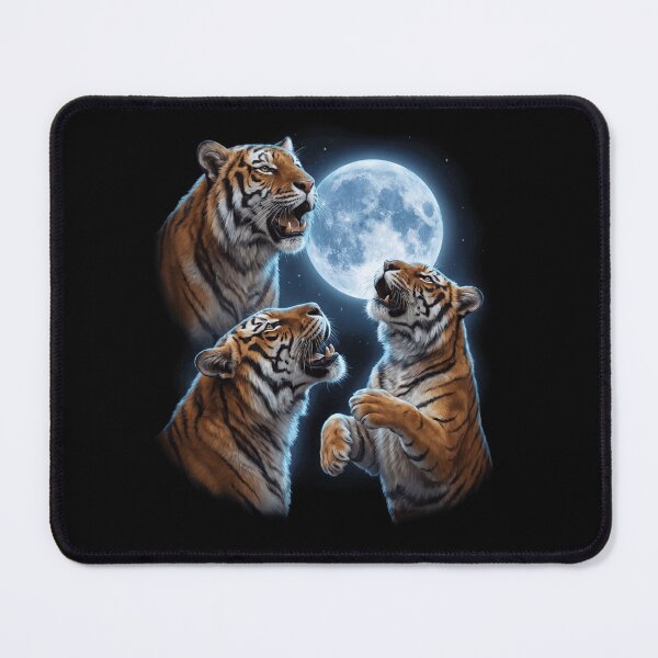 Item preview, Tiger Howling Moon Art Animal Lover designed and sold by TerryConnells.