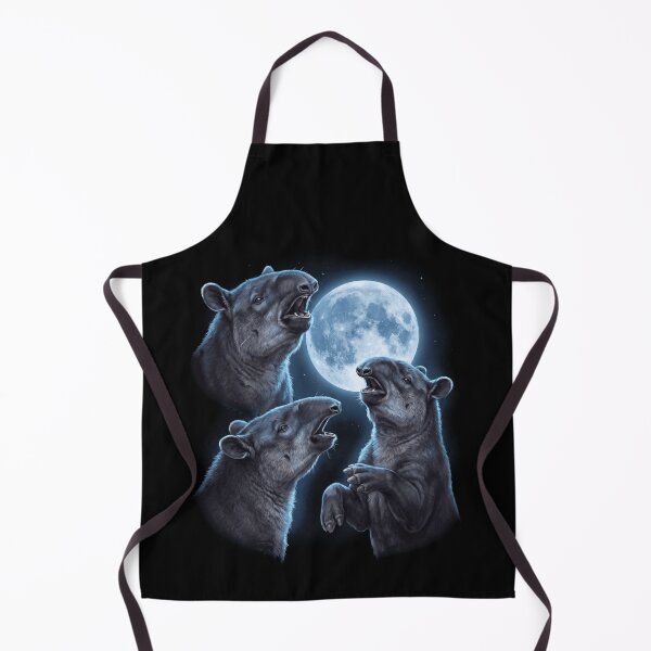 Item preview, Tapir Howling Moon Art Animal Lover designed and sold by TerryConnells.