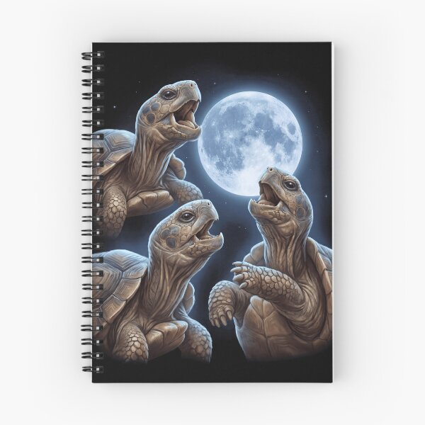 Item preview, Tortoise Howling Moon Art Animal Lover designed and sold by TerryConnells.