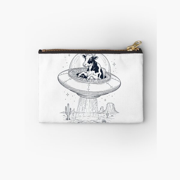 Item preview, Vintage Cow Riding UFO Animal Lover designed and sold by DoodleTortle.
