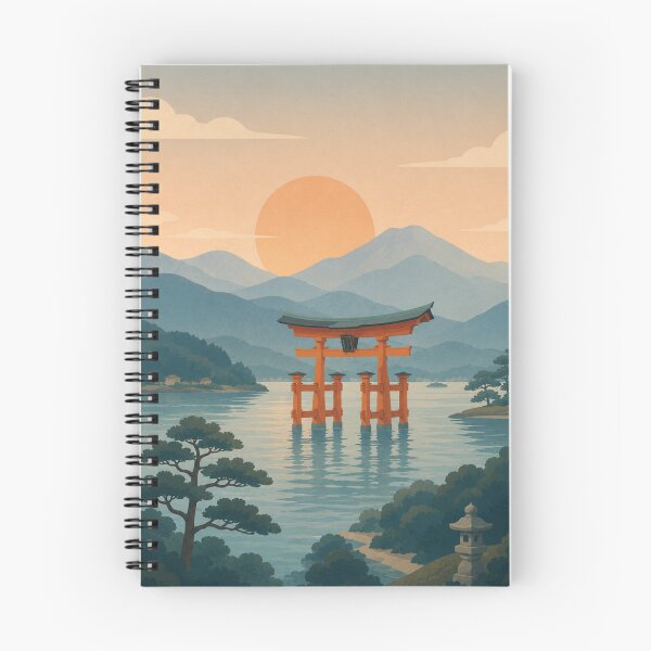 Item preview, Japanese Torii Sunset Landscape designed and sold by Creative_Canvas.