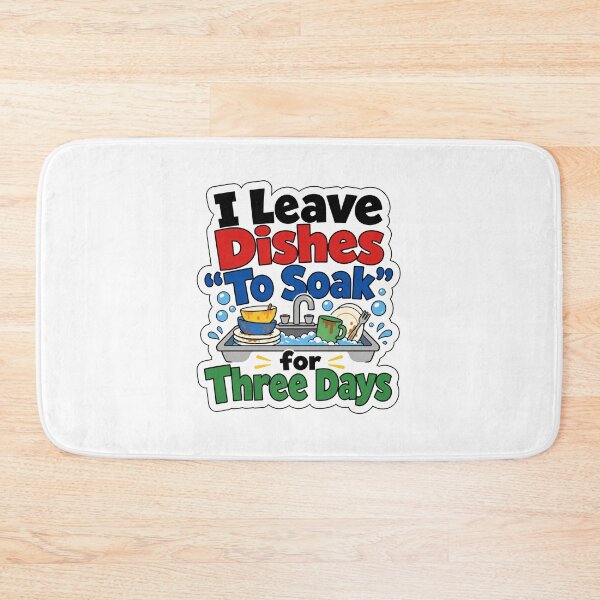 Item preview, Dishes To Soak Marriage and Roommate Humor designed and sold by RedCircleArt.