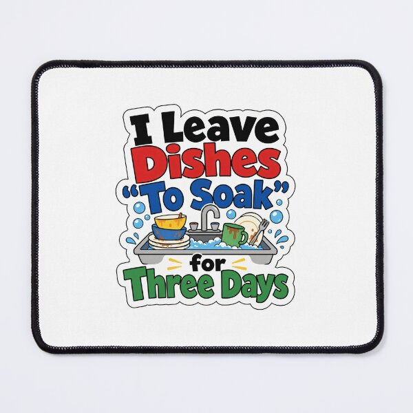 Item preview, Dishes To Soak Marriage and Roommate Humor designed and sold by RedCircleArt.
