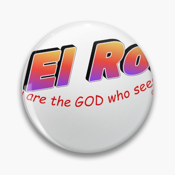 Item preview, El Roi – You are the God Who Sees Me | Christian Faith Inspirational Typography Design designed and sold by InfinityCulture.