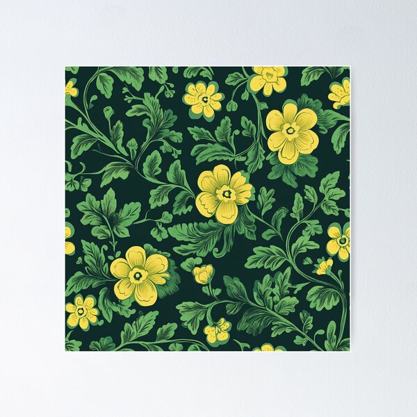 Item preview, Soft Vintage Floral  - Birth Flower Pattern   - Anniversary Gifts designed and sold by RoyalStarsPatts.