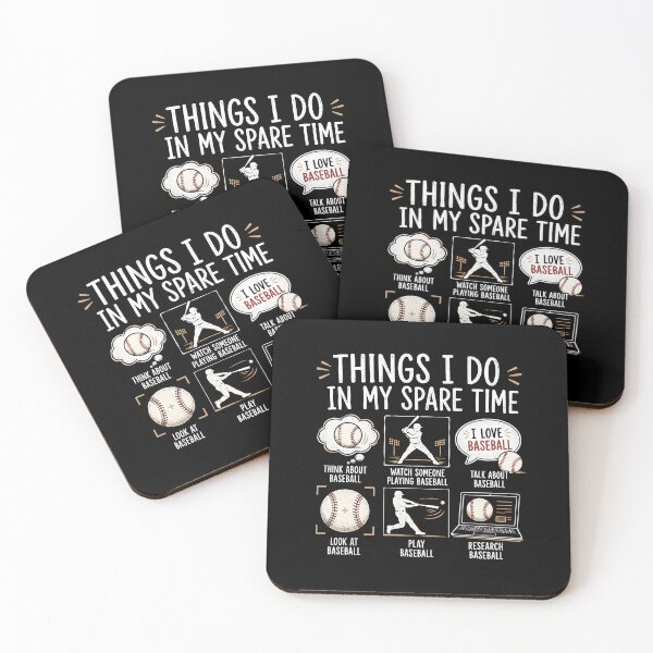 Item preview, Things I do in my spare time baseball designed and sold by zoes-ink.