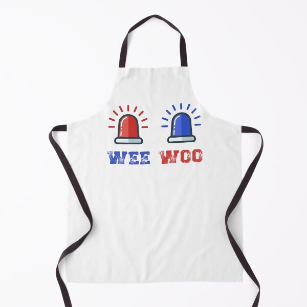Item preview, Funny Red Blue Blinking Police Novelty Sirens with Sound Flashing WEE WOO Cop Joke designed and sold by BuyShirtsOnline.