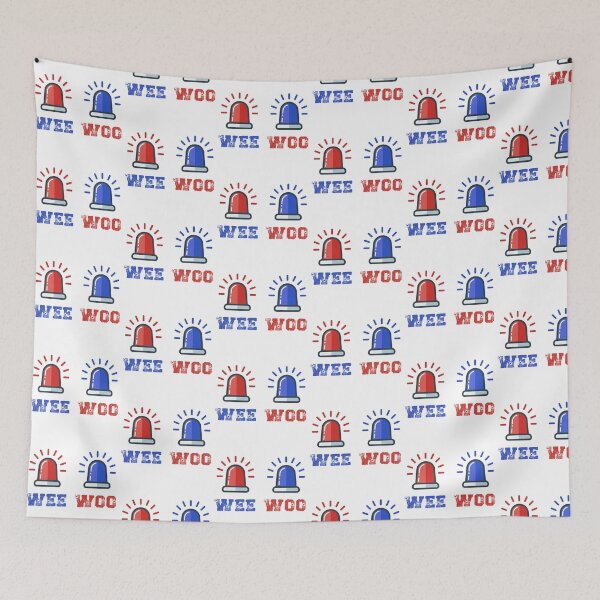Item preview, Funny Red Blue Blinking Police Novelty Sirens with Sound Flashing WEE WOO Cop Joke  designed and sold by BuyShirtsOnline.