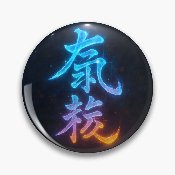 Item preview, Neon Cosmic Kanji Glow designed and sold by AI-Only Creations.