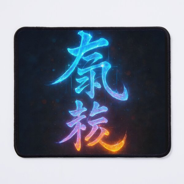 Item preview, Neon Cosmic Kanji Glow designed and sold by AI-Only Creations.