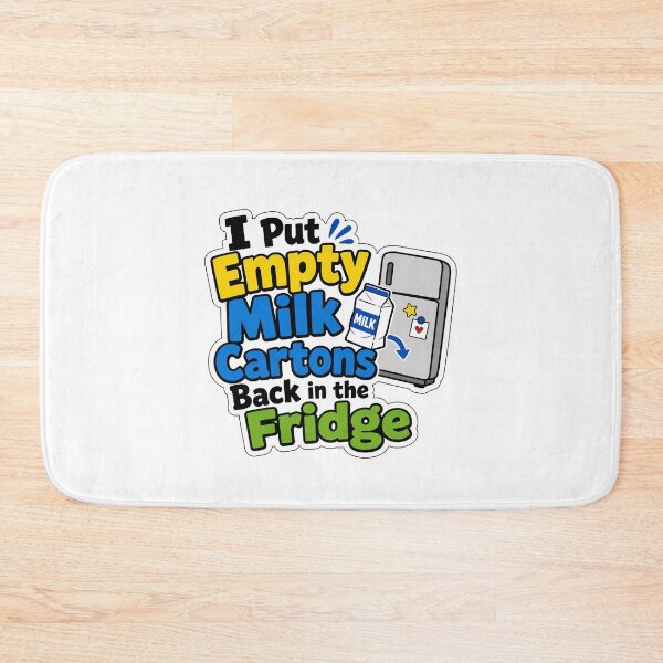 Item preview, Empty Milk Carton Marriage and Roommate Humor designed and sold by RedCircleArt.