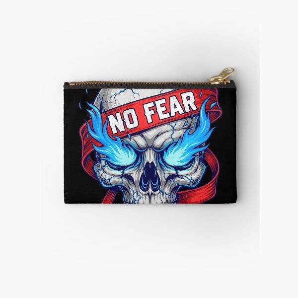 Item preview, No Fear Skull with Blue Electric Fire Eyes designed and sold by nuel-art.