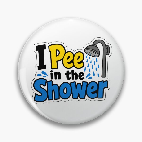 Item preview, Pee In Shower Marriage and Roommate Humor designed and sold by RedCircleArt.