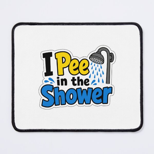 Item preview, Pee In Shower Marriage and Roommate Humor designed and sold by RedCircleArt.