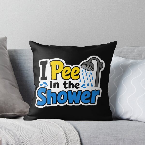 Item preview, Pee In Shower Marriage and Roommate Humor designed and sold by RedCircleArt.
